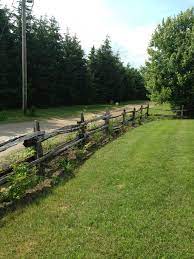 Fence rails can be installed between or across posts, using hangers, nails or screws to fasten them. Rh Designs Fence Landscaping Backyard Fences Fence Design