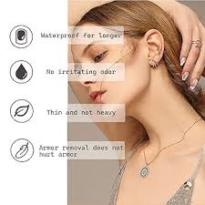 Amazon.com: Valentine’s Day French Tips Nails Heart Press