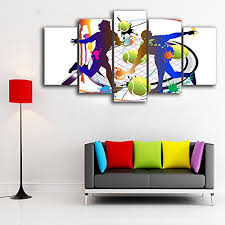 Check spelling or type a new query. Canvas Art Tennis Abstract Sports Painting Wall Pictures Decor Framed Modular Painting For Boys Room Office Bar Party Decoration Buy Online In Aruba At Aruba Desertcart Com Productid 59445027