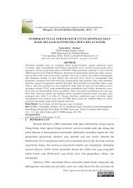 Check spelling or type a new query. Pdf Pemberian Tugas Terstruktur Untuk Meningkatkan Hasil Belajar Matematika Siswa Kelas Xi Smk