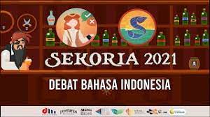 Lomba debat bahasa indonesia 2021. Livestream Lomba Debat Bahasa Indonesia Grand Final Round Sekoria Games 2021 Youtube