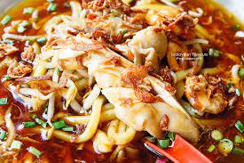 I didn't try the other items, but this good prawn mee is pretty good! San Peng Prawn Mee Pudu Kl Prawn Mee With Poached Chicken Malaysian Flavours