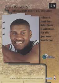 1996 97 Skybox Premium Samaki Walker 29 for sale