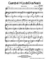 To be born in spanish. Translation When The Son Of God Was Born Solo Spanish Sally Deford Music