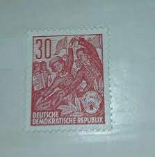 Seltene briefmarken aus der ddr. Ddr Deutsche Demokratische Republik Briefmarke 30 Pf Ebay