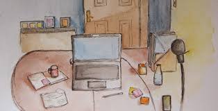 Lockdown drawing keeps you going. A View Behind The Scenes Tracs Ssc Staff On Lockdown Life Tracs The Scottish Storytelling Centre