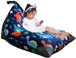 Stuffed Animal Storage Bean Bag Chair For Kids And Adults Premium Canvas Stuffie Seat Cover Only Bean Bag Chair Bean Bag Chair Kids Stuffed Animal Storage
