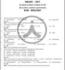 Wbjee Biology Question Paper 2021 2022 Eduvark