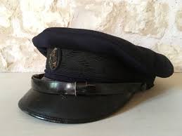 Casquette De Marin La Rochelle Feutrine Bleue French Vintage Etsy