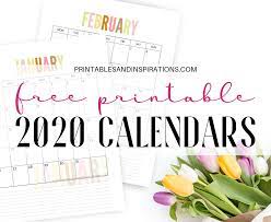 Whether you're using them for business, school, or general use, pdf files are a. Free 2020 Calendar Printable Planner Pdf My Ultimate List Printables And Inspirations