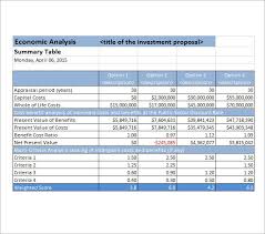 Cost Analysis Templates 7 Free Printable Word Excel Pdf Analysis Economic Analysis Spreadsheet Template