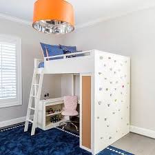 Look through rock climbing wall. Rock Climbing Loft Bed Design Ideas