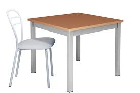 La cuisine fait partie des pièces que l'on aime aménager. Table De Cuisine Carree Et Pieds Metal Plateau Bois Coloris Au Choix Prix Petit Prix Meilleur Marche