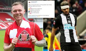 Sunderland live score (and video online live stream*), team roster with season schedule and results. Sunderland Taunt Bitter Rivals Newcastle Over Collapsed Takeover Deal By Writing Hidden Message In Daily Mail Online