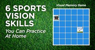 Sports Vision Skills You Can Practice At Home