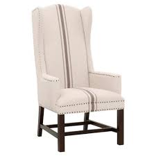 Granada swivel gray fabric dining room arm chairs (set of 2) by armen living (1) $ 280 11. Bonnie Modern Beige Jute Upholstered Birch High Back Nailhead Trim Dining Arm Chair Comfy Chairs Leather Dining Room Chairs Dining Arm Chair