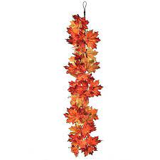 We used both for a recent party! Large Fall Maple Leaf Garland Kirklands