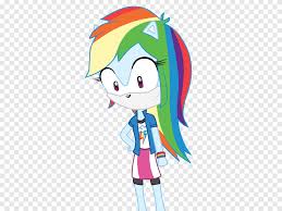 Sonic the hedgehog + my little pony crossover. Rainbow Dash Shadow The Hedgehog Applejack Sonic Heroes Fluttershy Rainbow Dash Equestria Girls Mane 6 Png Pngegg