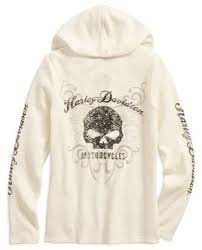 Harley davidson hoodies for men. 99131 17vw Harley Davidson Damen Hoodie Scroll Skull Im Thunderbike Shop