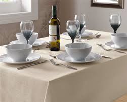 Dinner parties are going virtual. Linen Look Fabric Brown Ideal Textiles Select Plain Table Runner Dinner Party Tableware 33cm X 180cm