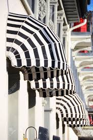 Black And White Striped Awning Fabric Pin By Sheila On Windows Window Awnings Awning Canopy Design
