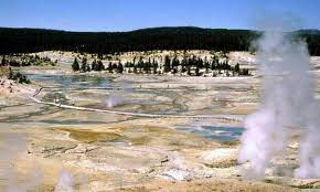 Two very different basins make up norris geyser basin: Norris Geyser Basin Tour Yellowstone National Park U S National Park Service