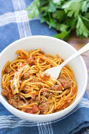 To cook only pasta in an instant pot®, follow these instructions: Instant Pot Spaghetti Kristine S Kitchen