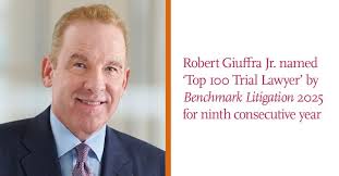 S&C Co-Chair Robert Giuffra was named a “Top 100 Trial Lawyer” by Benchmark  Litigation 2025 for the ninth consecutive year. Lawyers with this  distinction were selected based