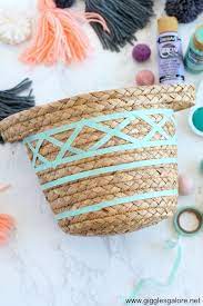 How To Paint Woven Baskets With Acrylic