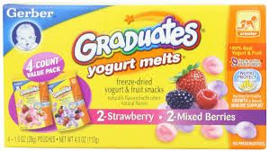 Gerber Graduates Yogurt Melts Value Pack 4oz Yogurt Melts Baby Snacks Baby Food Recipes