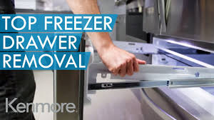 Our technical advice includes repair help for refrigerators, other major appliances, lawn and garden equipment, garage door openers, vacuum cleaners and more. How To Remove The Top Freezer Drawer Youtube