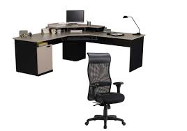 L Shape Corner Computer Desk And Ergonomic Chair Best Home Office Desk Office Desk Computer Desk