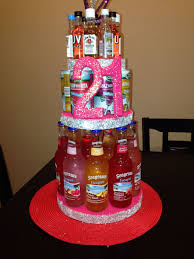 21st Birthday Liquor Bottle Cake Decorations 21st Alcohol Birthday Cake 21st Birthday Girl 21st Birthday Gifts 21st Bday Ideas