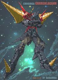 join gurren lagann on thefandome com and get free access to advanced geek blogging thefandome geek gurrenlaggan gurren lagann mecha anime awesome anime