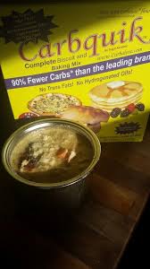 Packing Up Some Homemade Chicken And Dumplings I Cooked Up In The Crockpot Yesterday Reci Homemade Chicken And Dumplings Carbquik Recipes Protein Diet Recipes