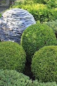 Pin By Marla Brannan On My Fantasy Garden Garden Spheres Boxwood Landscaping Boxwood Garden