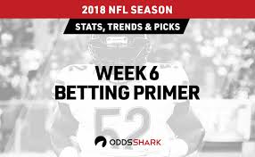 With several teams facing big qb injury questions, it could be a wild week in the nfl. Week 6 Nfl Picks Stats And Trends Odds Shark