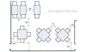 Table Sizing And Spacing Cafe Seating Coffee Shop Tables Restaurant Plan