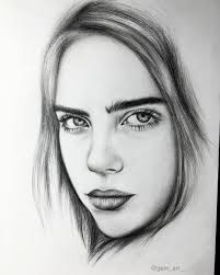 Pin By Veronika On Billie Art Drawings Sketches Creative Celebrity Drawings Art Drawings Sketches
