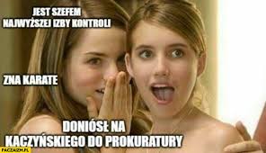 May 13, 2021 · voiced by amazon polly warsaw — the biggest danger to poland's ruling law and justice (pis) party doesn't comes from the hapless opposition parties. Banas Jest Szefem Najwyzszej Izby Kontroli Zna Karate Doniosl Na Kaczynskiego Do Prokuratury Paczaizm Pl