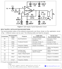 The diagram is taken from the datasheet. Diy Tda2050 Hi Fi Chip Amplifier Chipamp