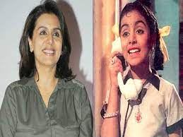 The picture was shared online by a fan page of the actor, with the caption, childhood memories. riddhima can be seen standing all shy behind her mother. Neetu Singh As A Child Actor Baby Sonia