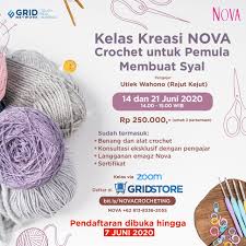 Maybe you would like to learn more about one of these? Ikut Kelas Kreasi Nova Sekaligus Usir Stres Dengan Crocheting Yuk Semua Halaman Nova