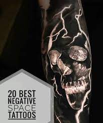 20 Best Negative Space Tattoos For Men Negative Space Tattoo Negative Tattoo Space Tattoo