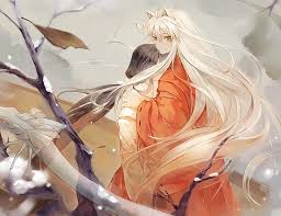 Inuyasha Anime Girls Anime Boys Long Hair Miko Kimono Hugging Animal Ears Hd Wallpaper Wallpaperbetter