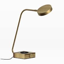 Industrial Metal Led Wireless Charging Usb Task Lamp West Elm In 2020 Task Lamps Lamp Diy Floor Lamp