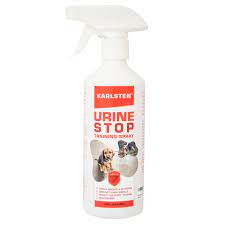 To get dried dog urine out of a carpet, combine one part vinegar with one part water, then pour some of the solution onto the affected area. Karlsten Urine Stop Spray For Cat And Dog Repellent Stop Cats And Dogs Repeat Marking Indoors And Outdoors 100 Natural Enzyme Urine Destroyer 500 Ml Anti Fouling Karlsten Pest Control Experts