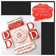 Dickinson College Cookies Graduation Cookies Dickinson College Logo Cookies
