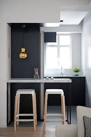 See more ideas about kitchen design, kitchen room design, kitchen design small. Hoo Josie Apartment Renovation Mid Levels Hong Kong 779 Sq Ft Kitchen Nook Black White Gol Kitchen Design Small Kitchen Bar Design Small Kitchen Bar