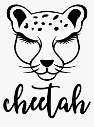 Supercoloring.com is a super fun for all ages: Cheetah Cheetahs Bigcats Bigcat Outline Outlines Cheetah Face Clipart Black And White Hd Png Download Transparent Png Image Pngitem